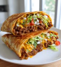 cheeseburger crunch wrap