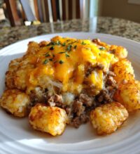 cheeseburger tater tot casserole recipe