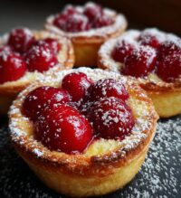cherry bakewell tartlets
