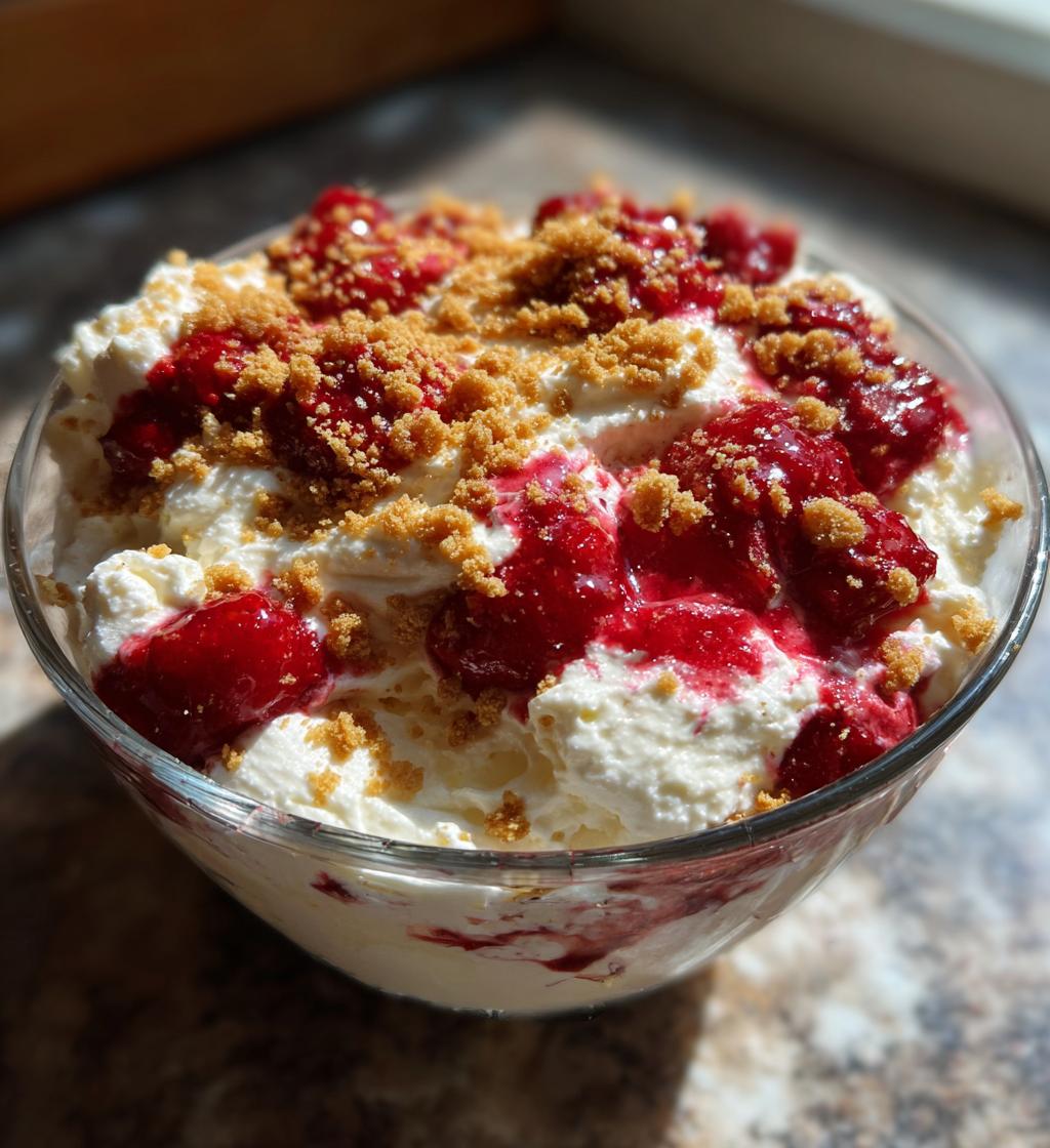 cherry cheesecake fluff recipe