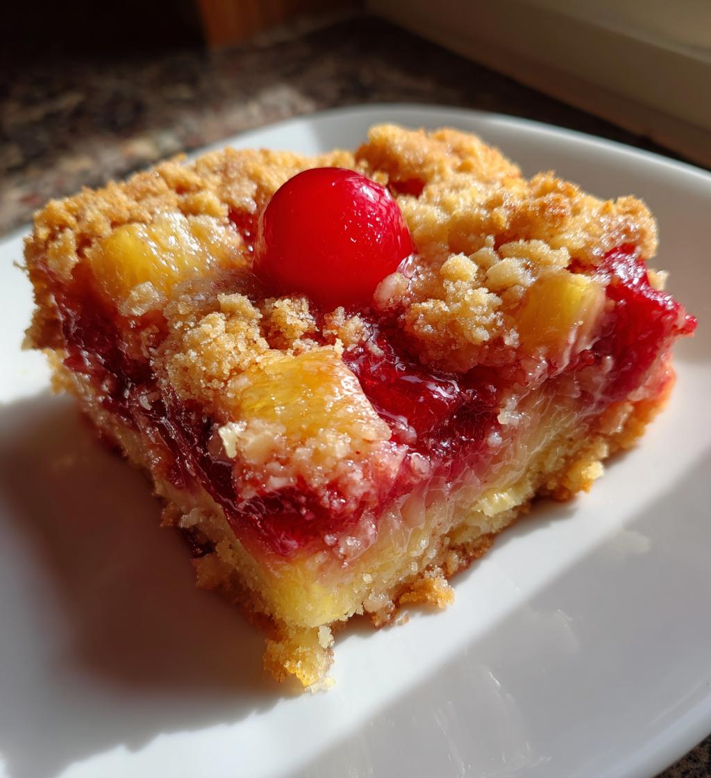 cherry pineapple dump cake
