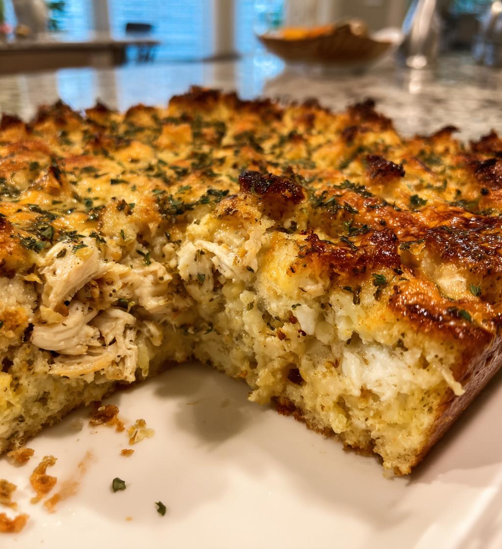 chicken and dressing casserole 2