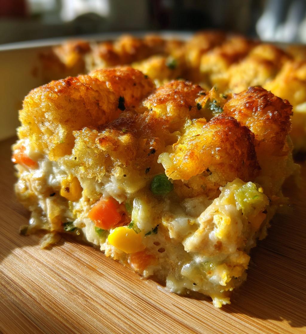 chicken and tater tot casserole recipe