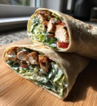 chicken caesar wrap