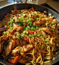 chicken chow mein with the ultimate chow mein sauce