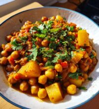 chickpea and potato curry recipe