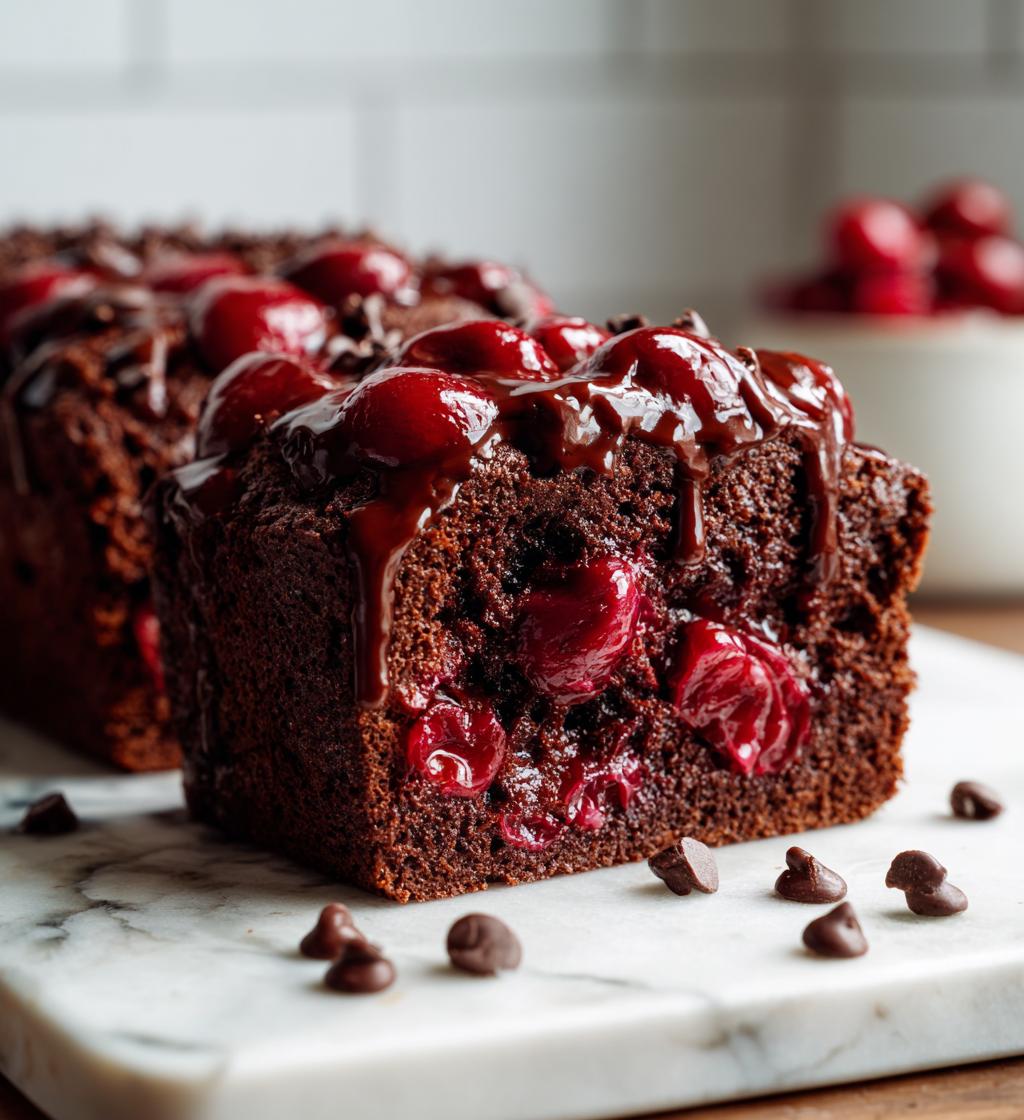chocolate cherry dump cake
