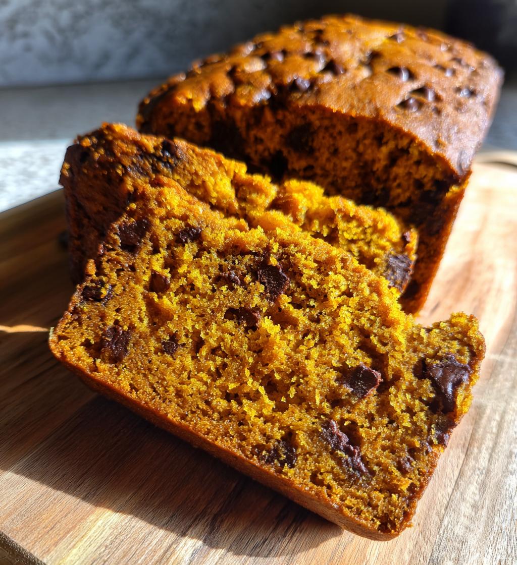 chocolate chip pumpkin bread
