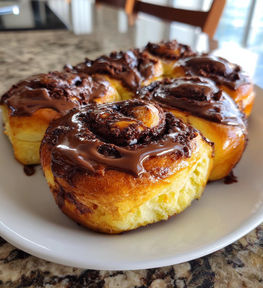 chocolate cinnamon rolls