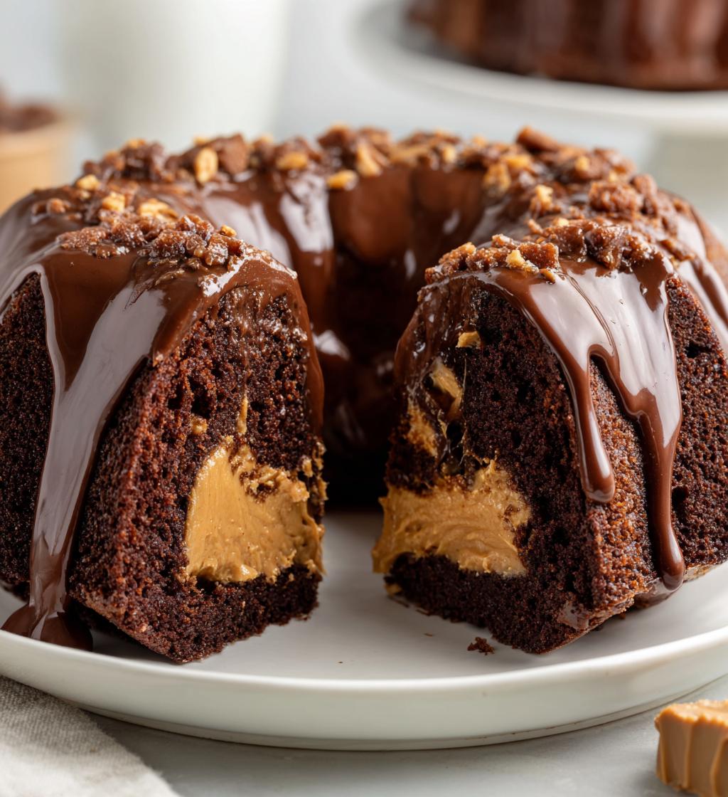 chocolate peanut butter bundt cake