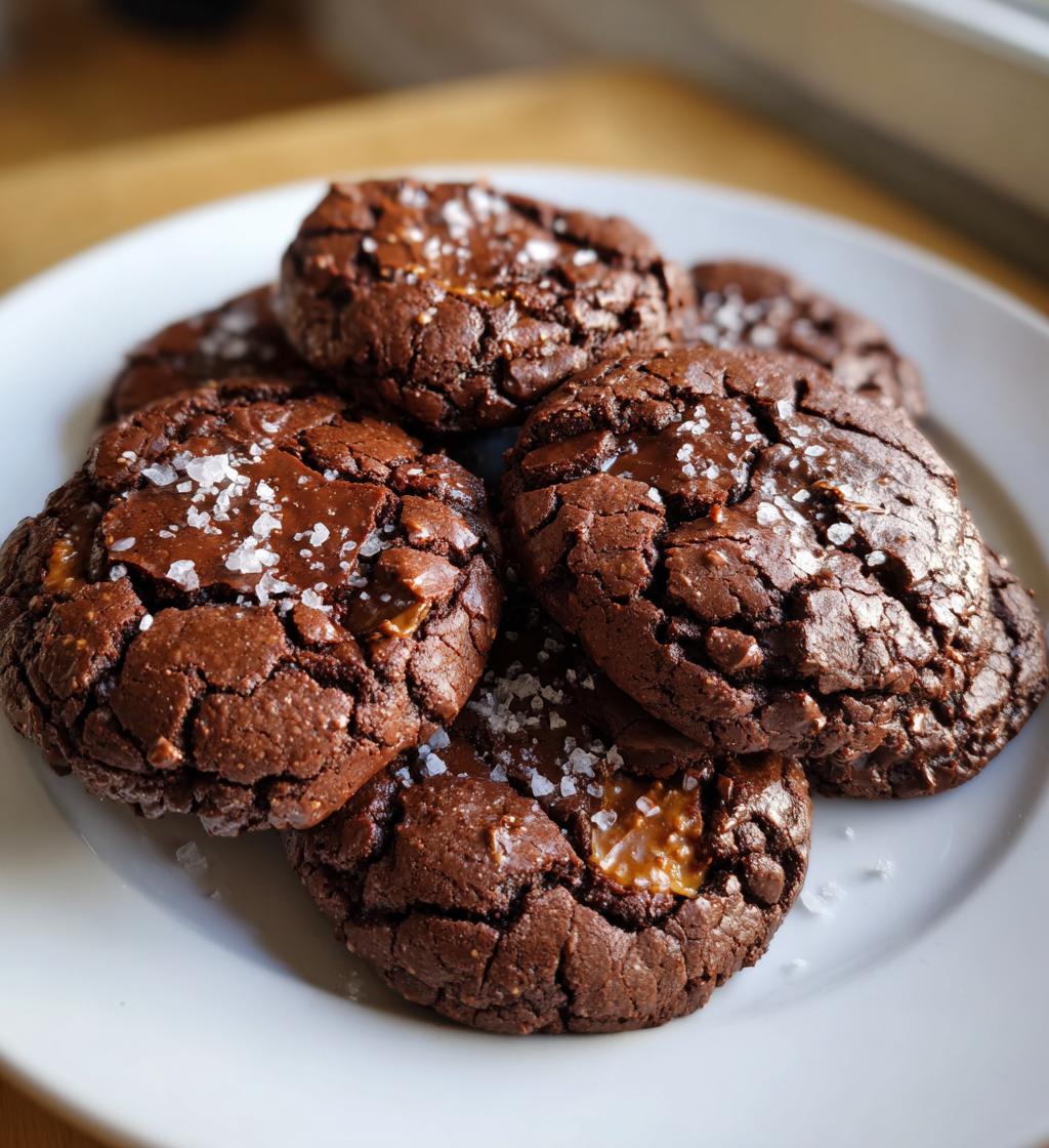 chocolate peanut butter cookies - detail 1