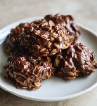 chocolate peanut butter no bake cookies recipe