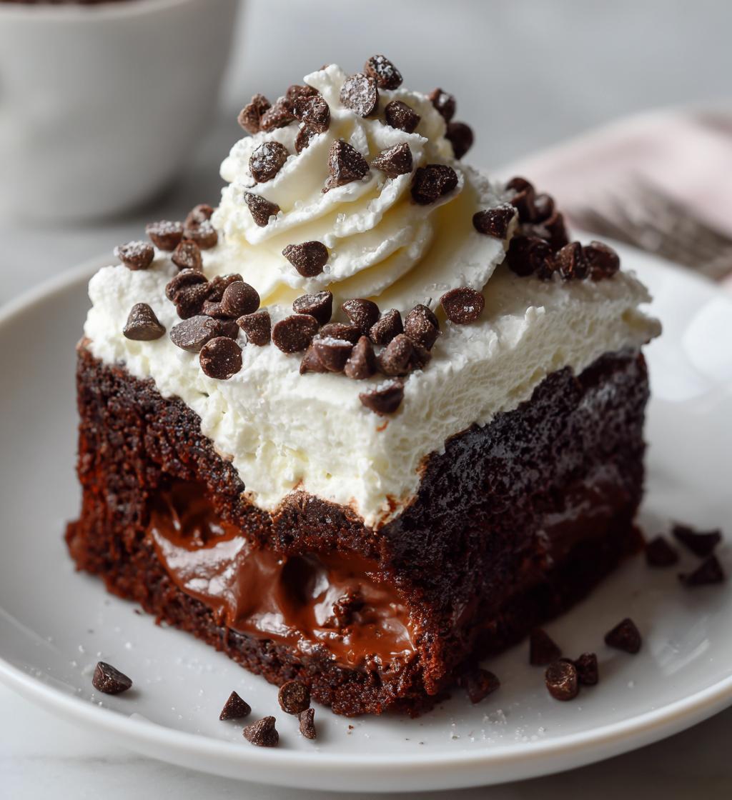 chocolate poke cake