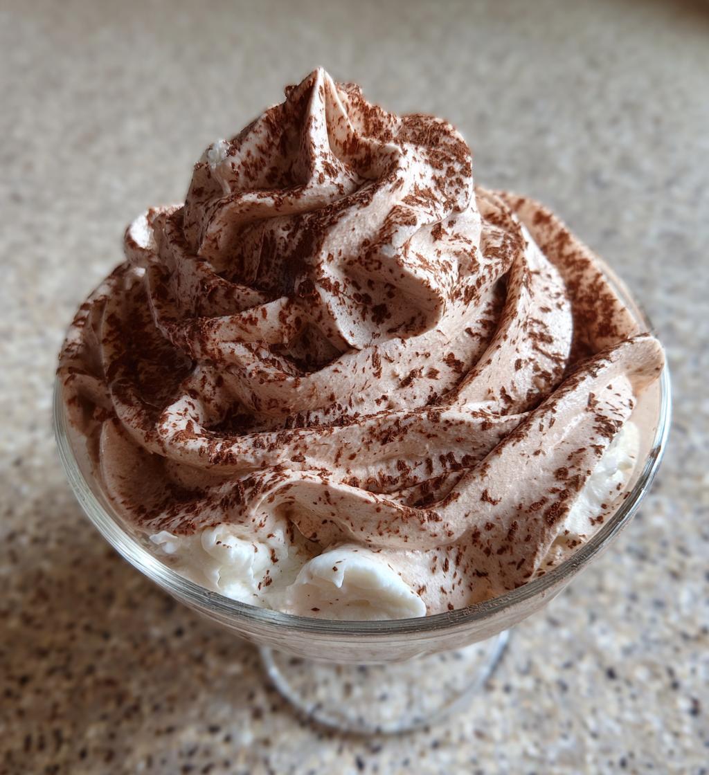 chocolate whipped cream