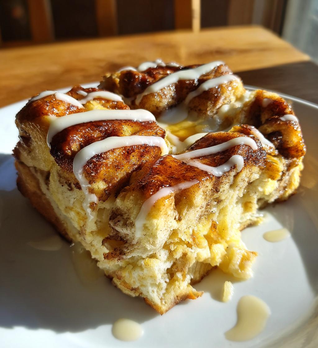 cinnamon roll french toast casserole