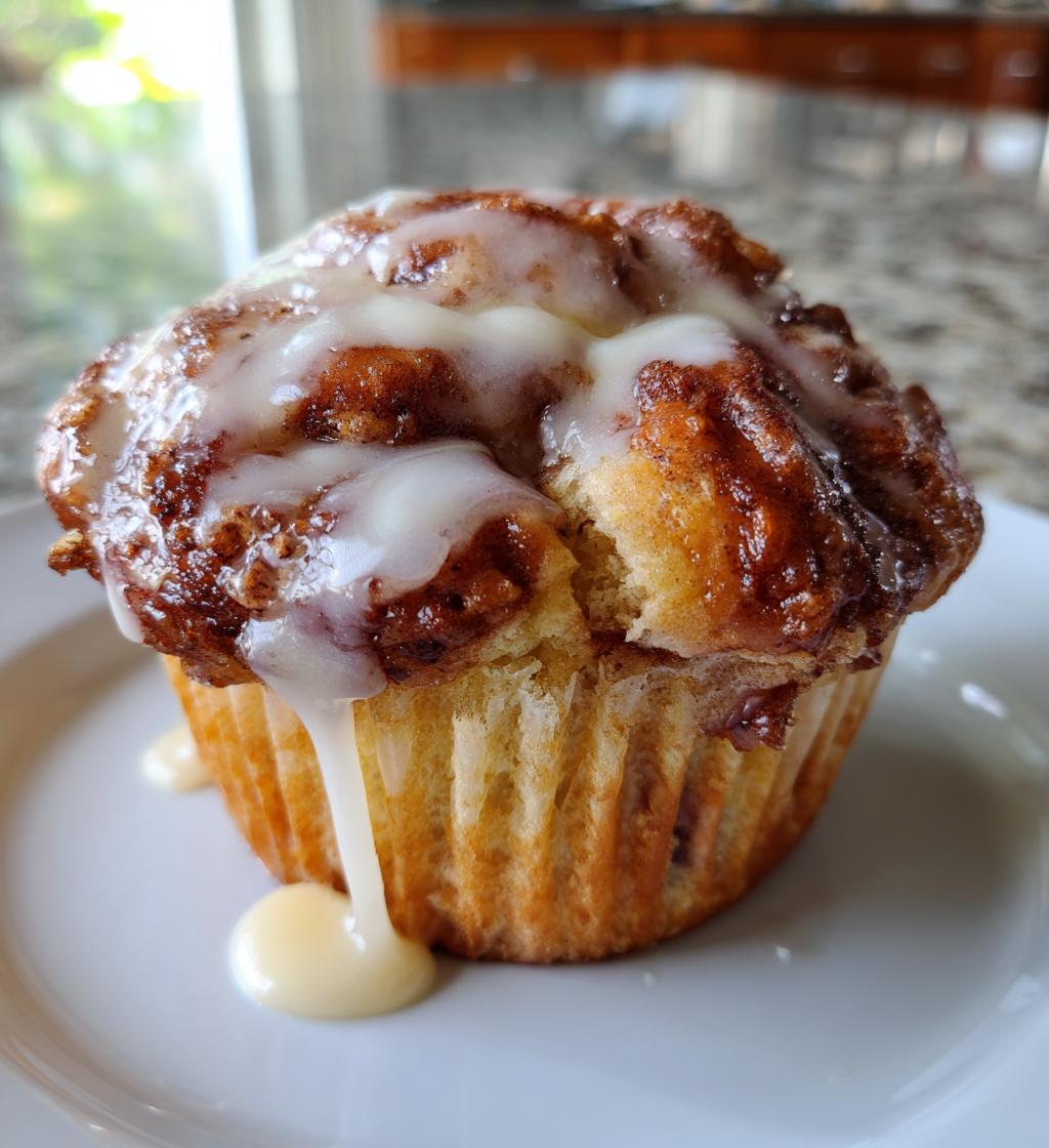 cinnamon roll muffins