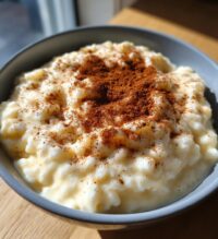 classic creamy rice pudding