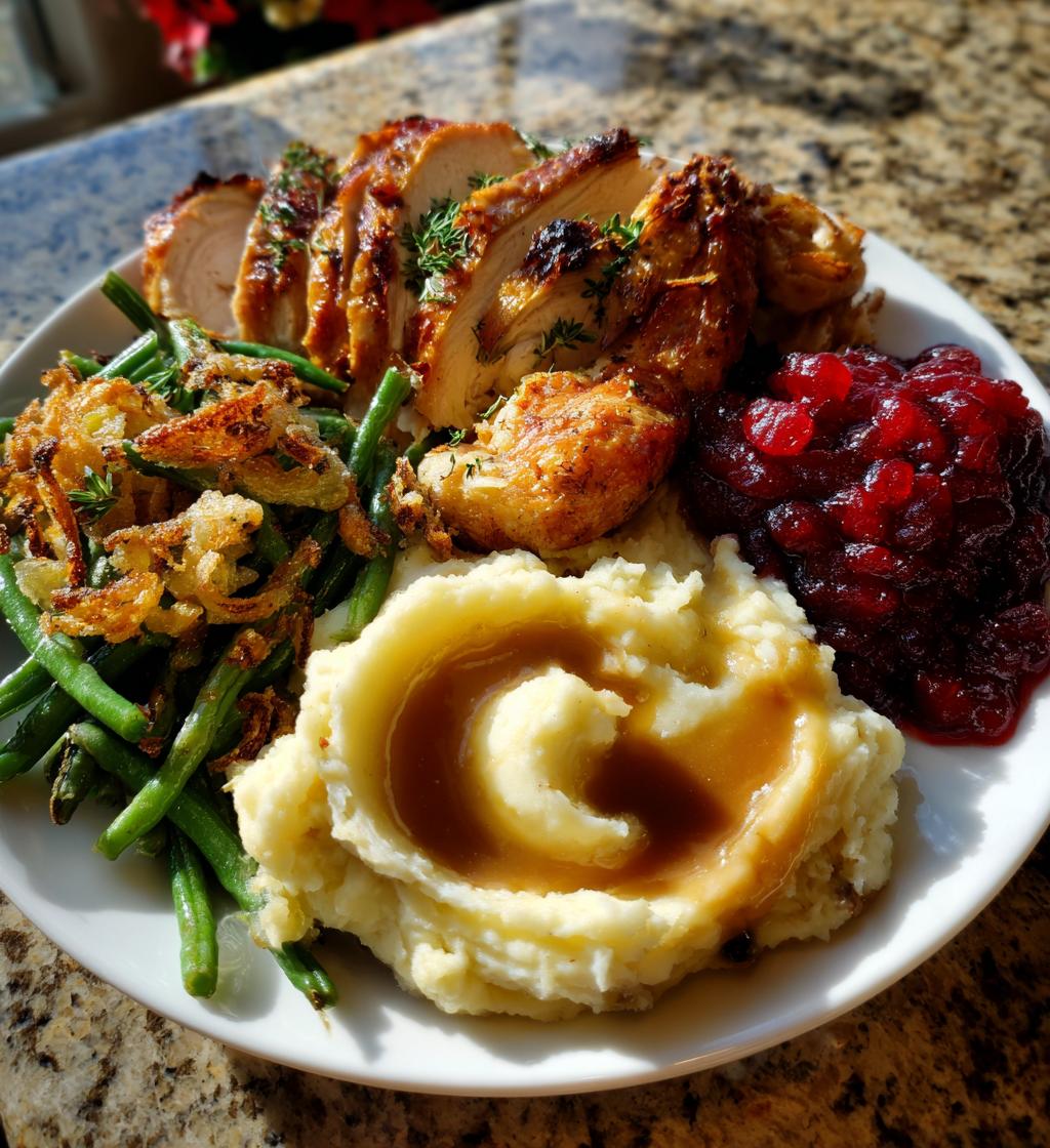classic thanksgiving menu list