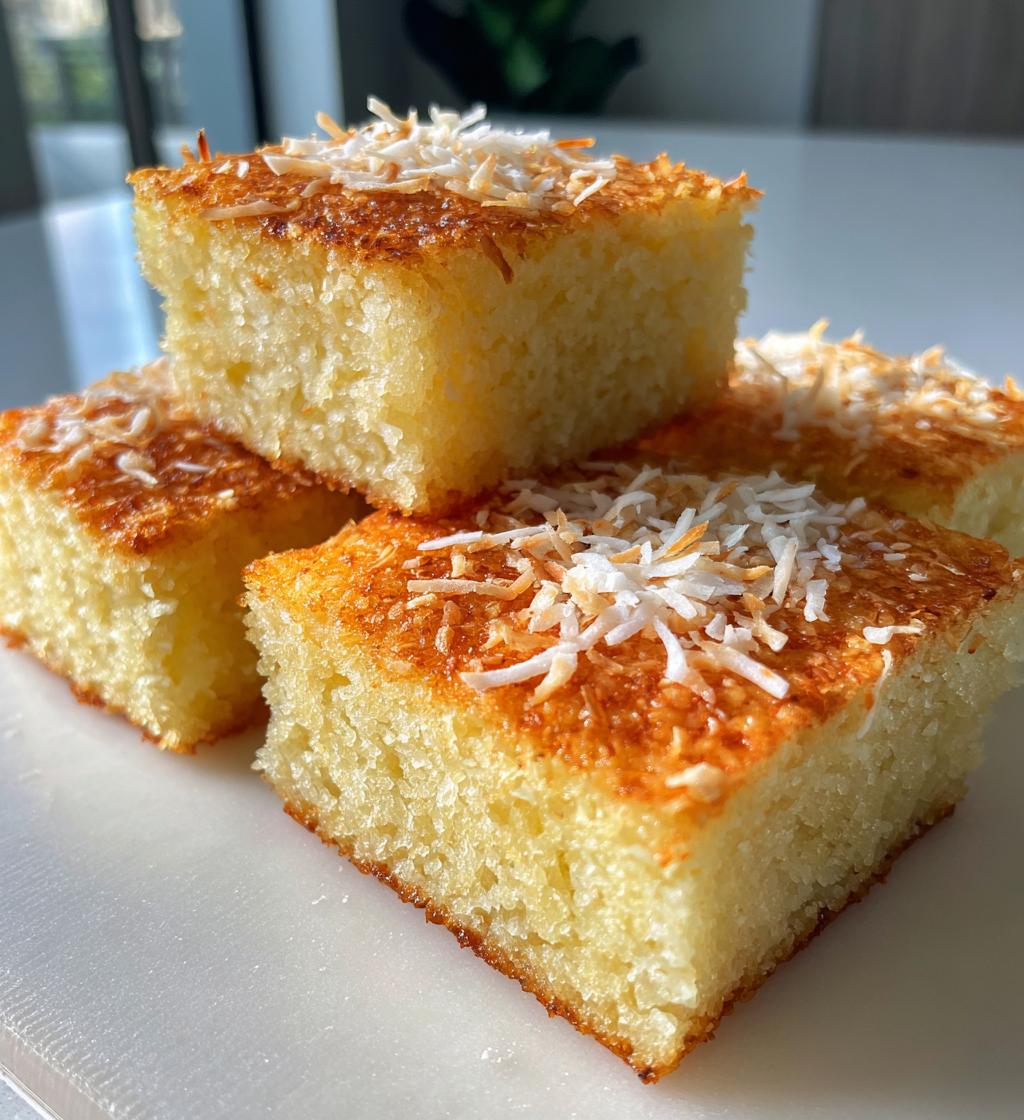 coconut mochi cake
