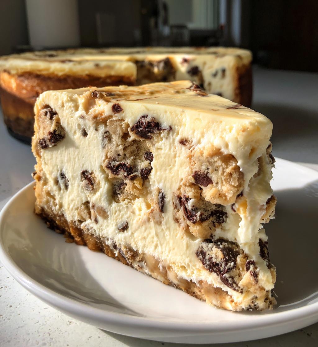 cookie dough cheesecake