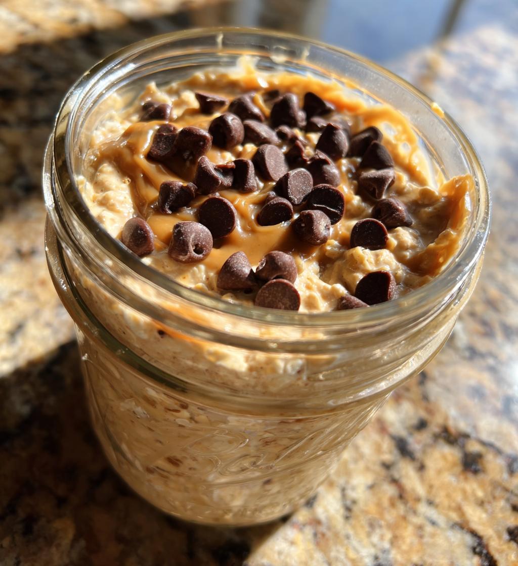 cookie dough overnight oats