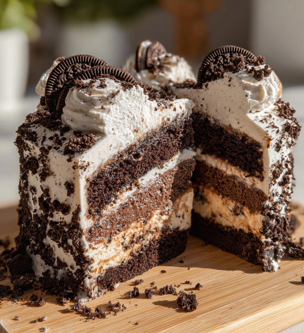 cookies and cream cake - detail 1