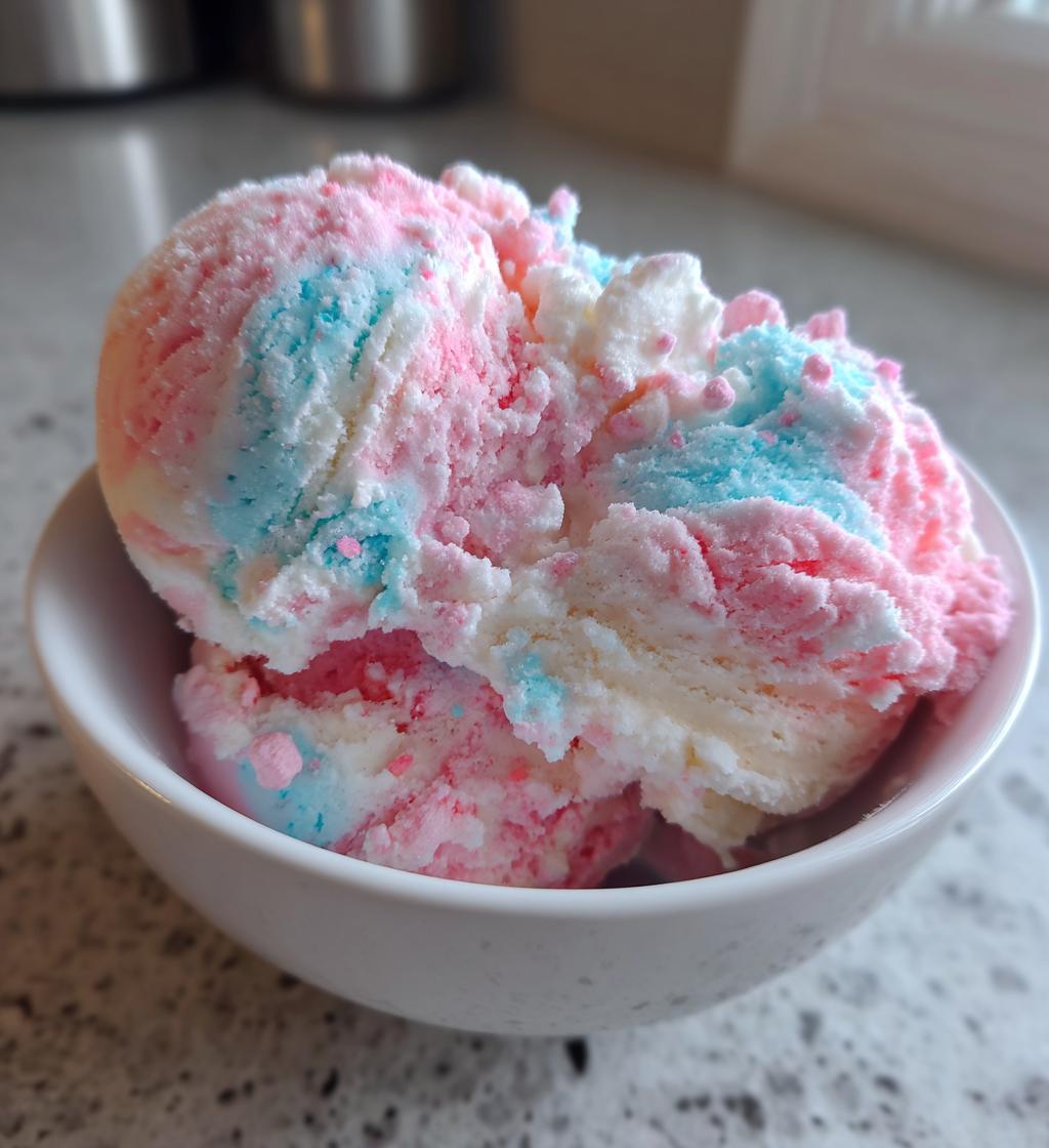 cotton candy flavored ice cream no churn