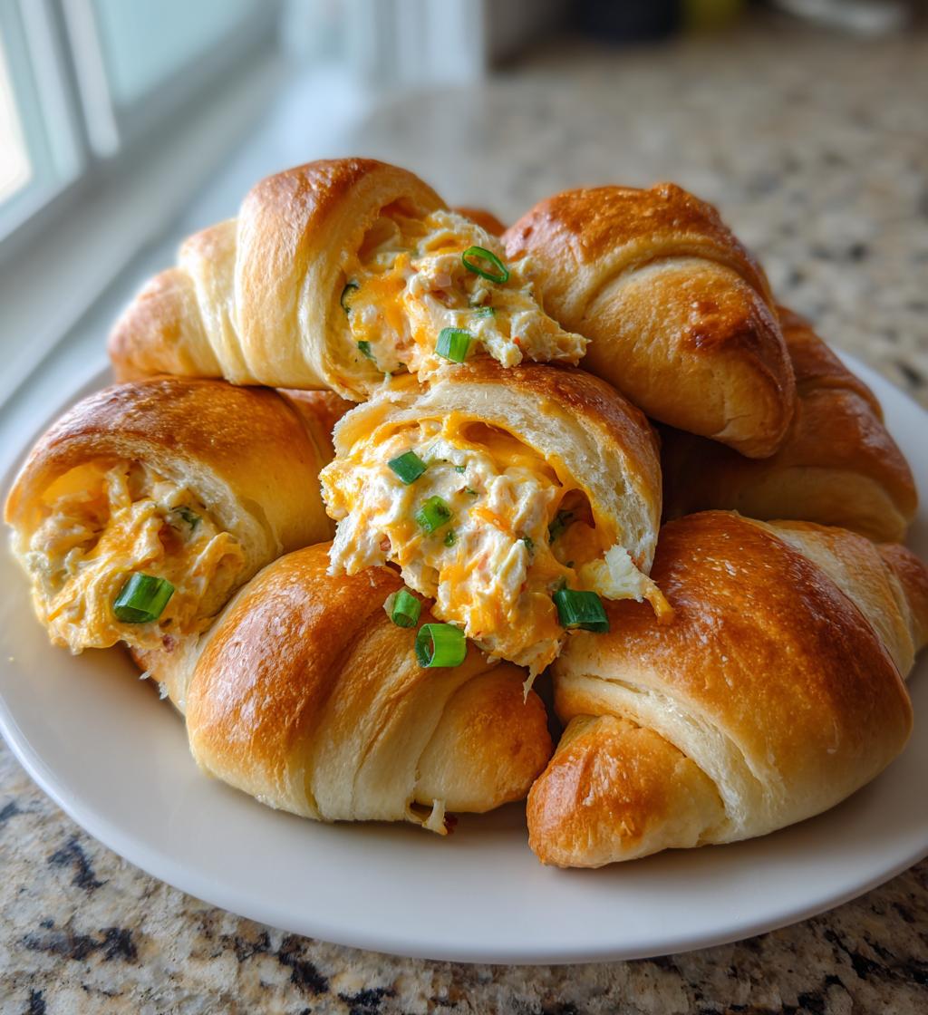 crab cheese filled crescent rolls