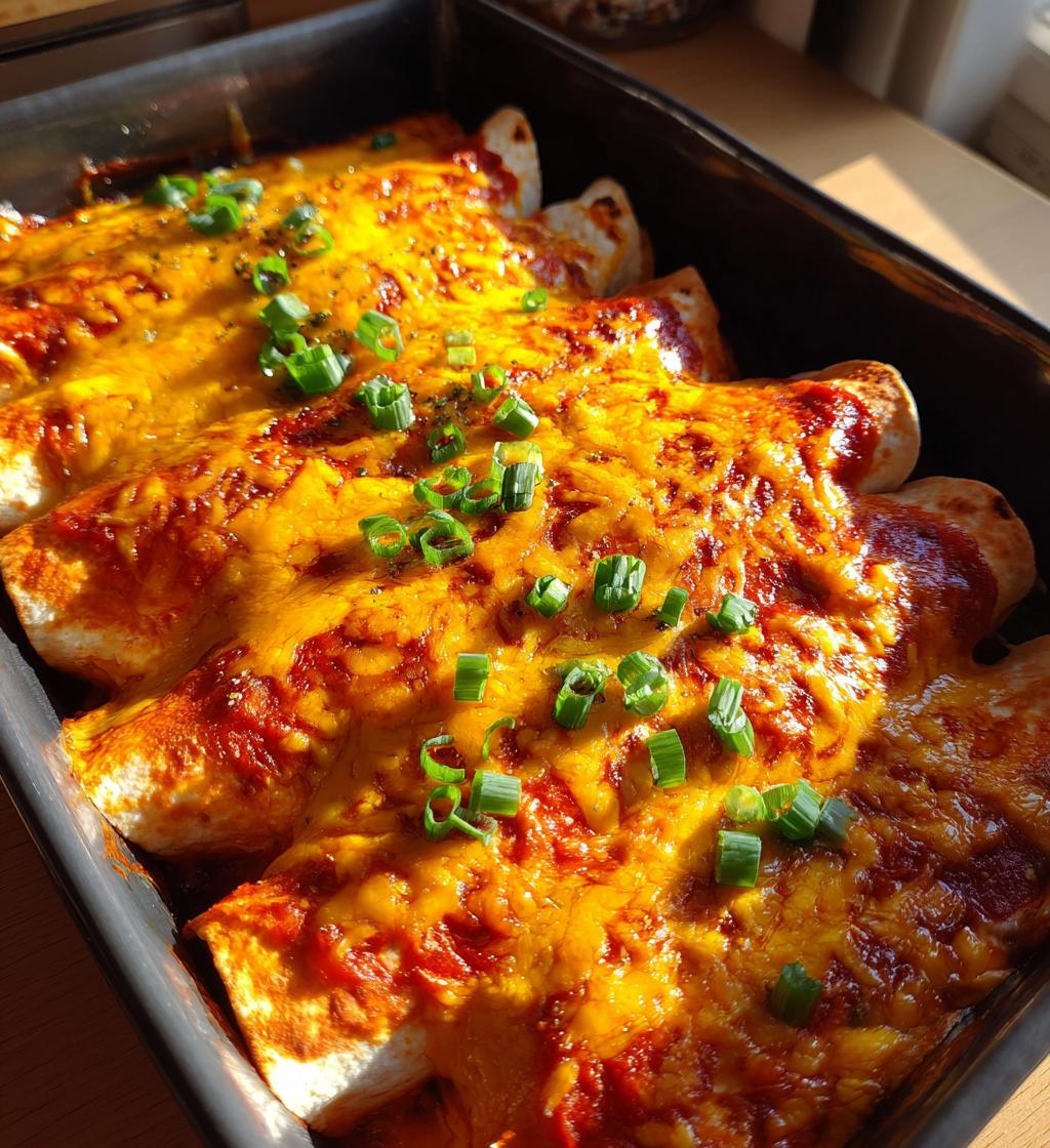 cream cheese chicken enchiladas - detail 1