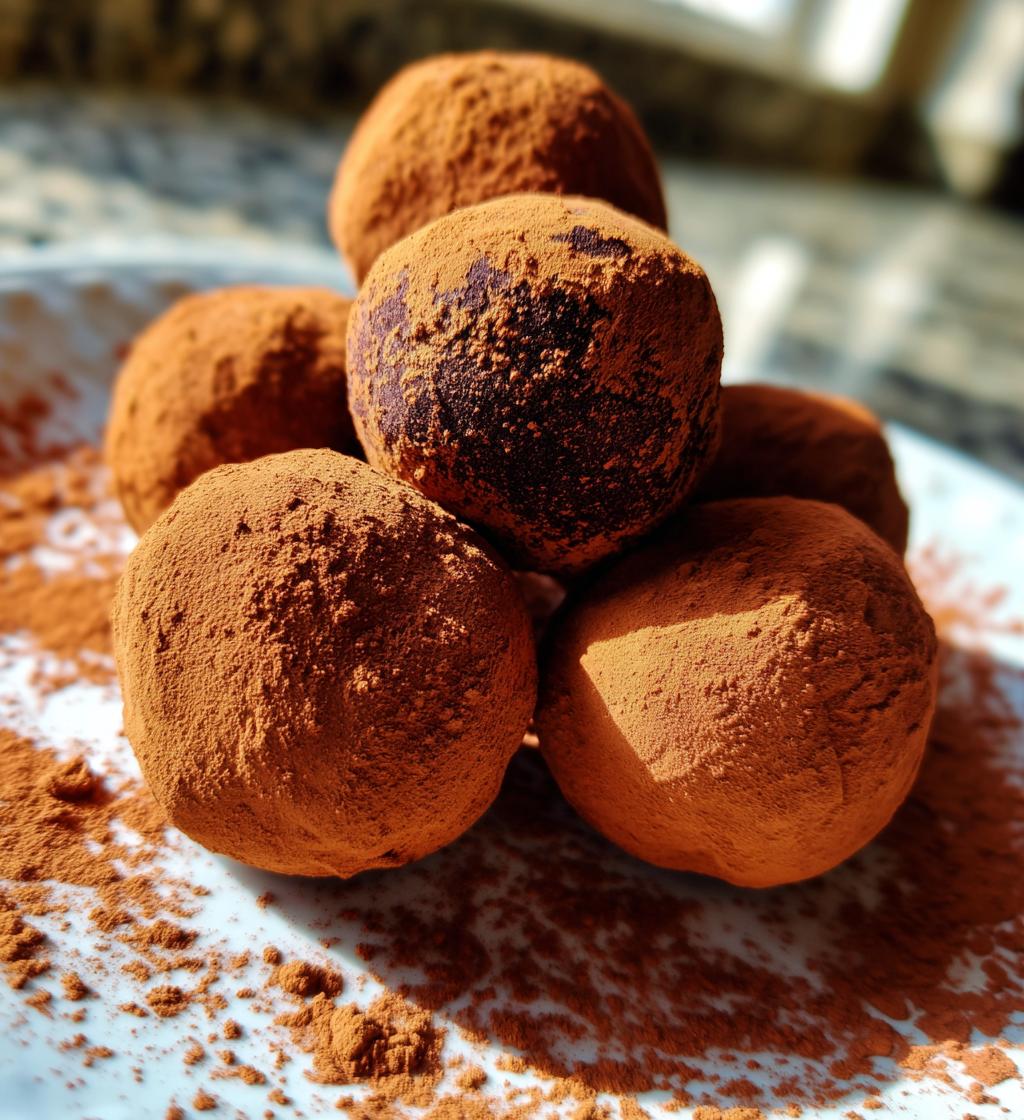 cream cheese chocolate truffles