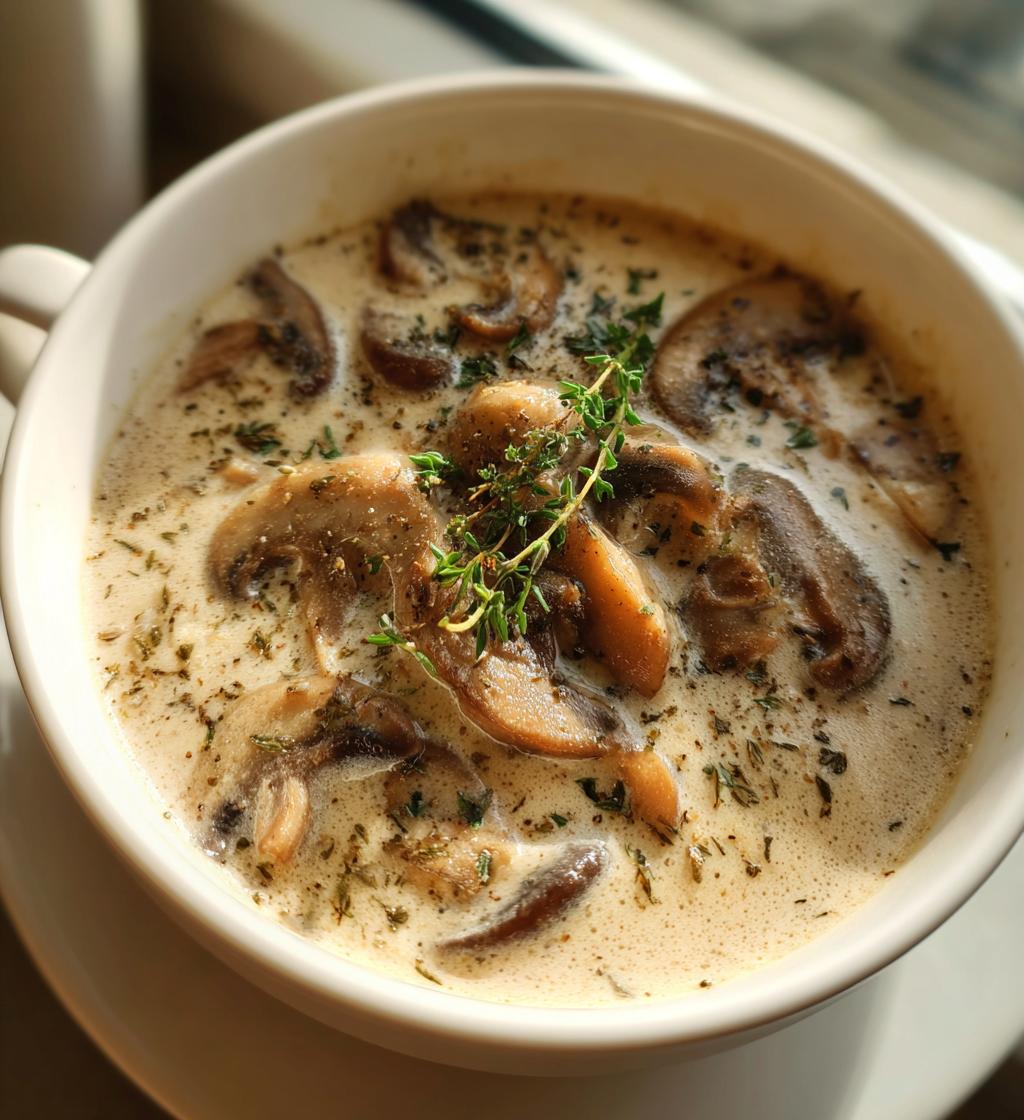 cream of mushroom soup homemade