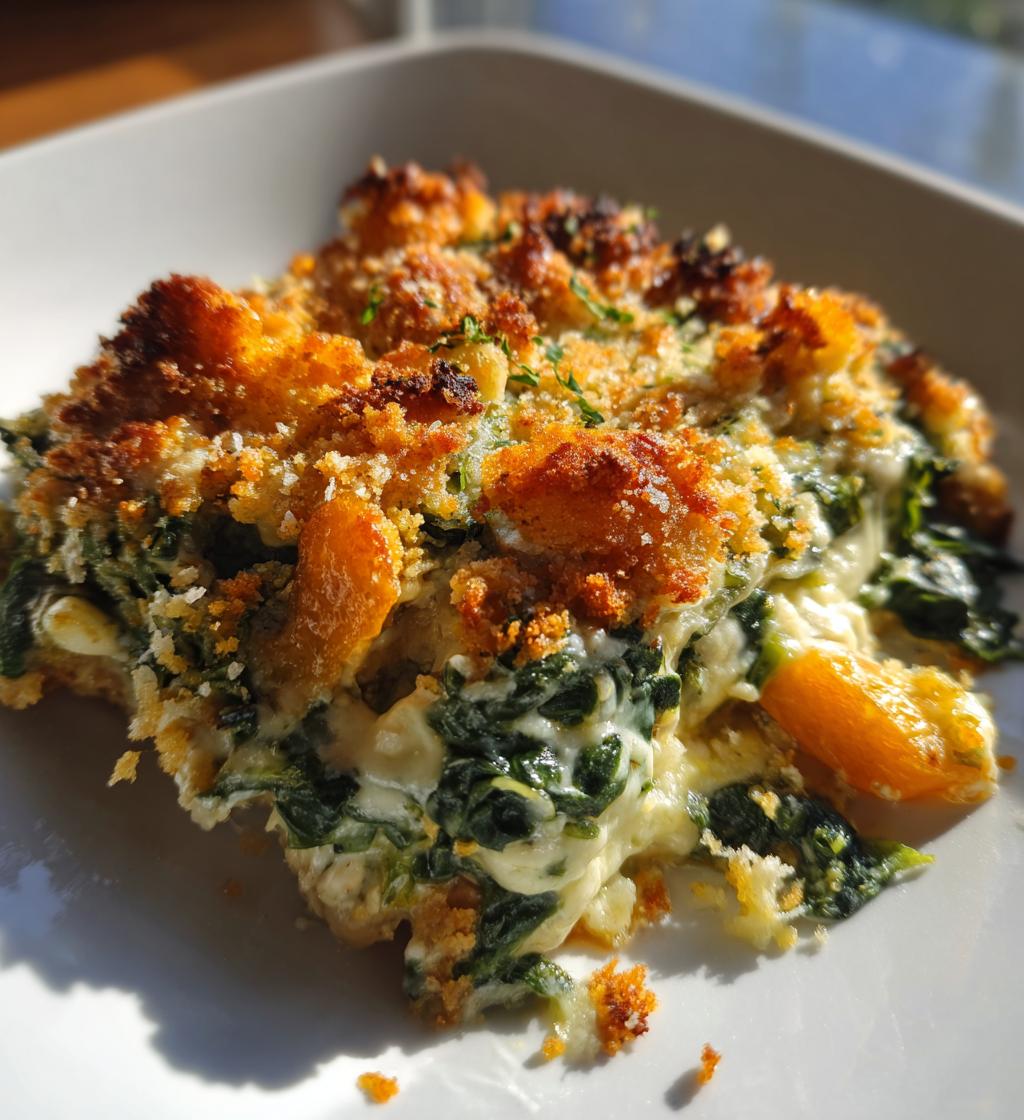 creamed spinach casserole