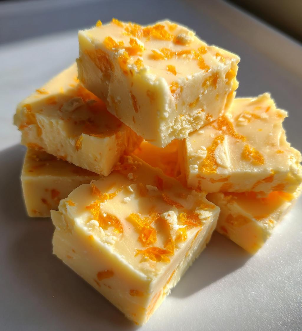 creamsicle fudge - detail 1