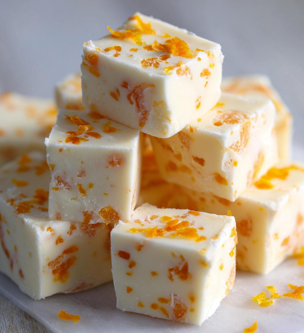 creamsicle fudge