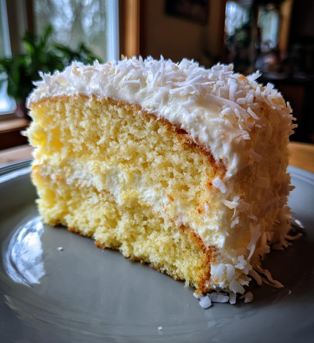 creamy coconut cake
