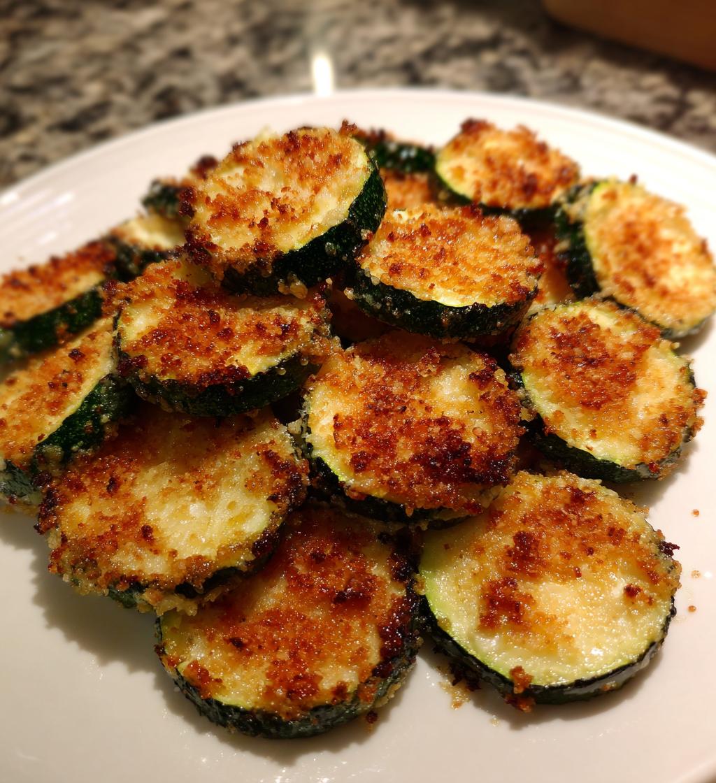 crispy baked zucchini chips