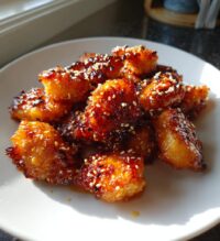 crispy honey garlic salmon bites a quick flavorful delight