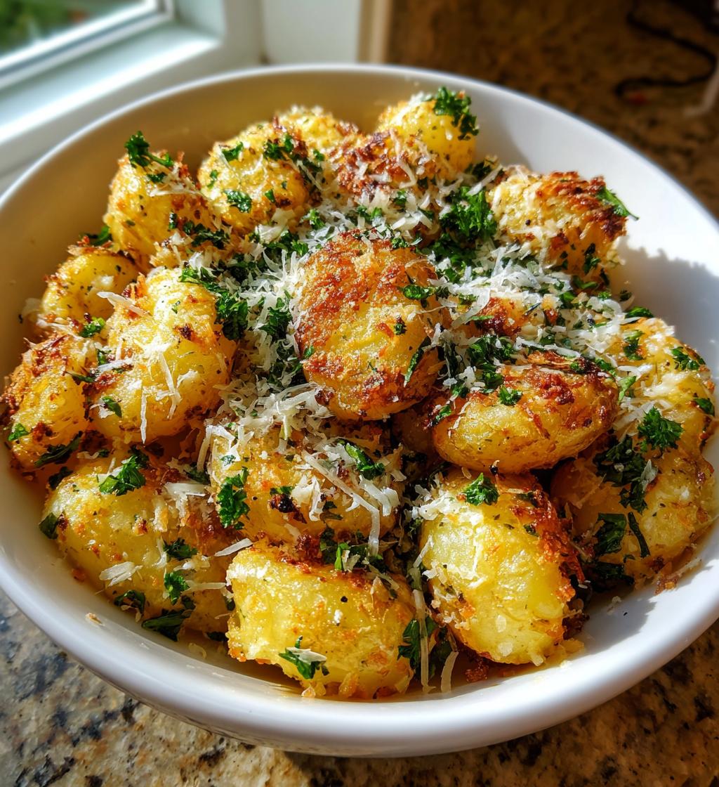 crispy parmesan potatoes - detail 1