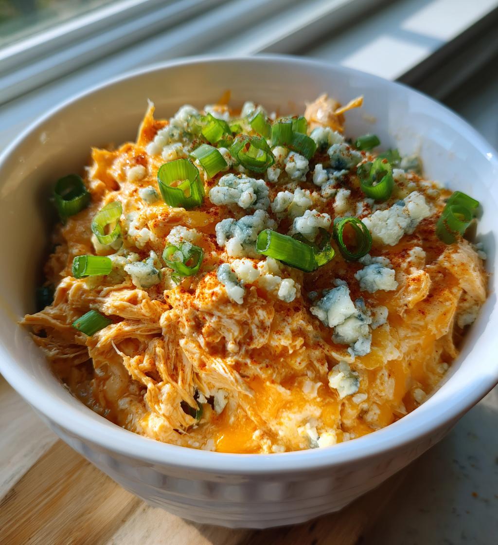 crock pot buffalo chicken dip - detail 1