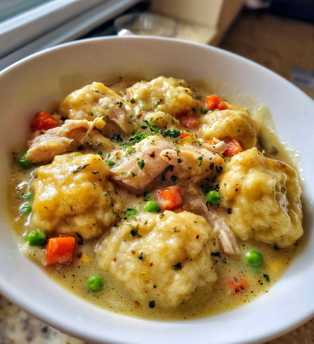 crockpot chicken and dumplings