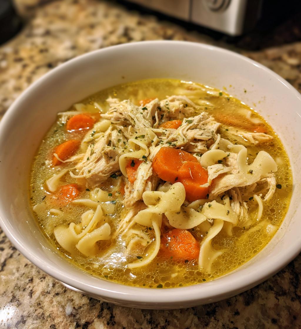 crockpot chicken noodle soup
