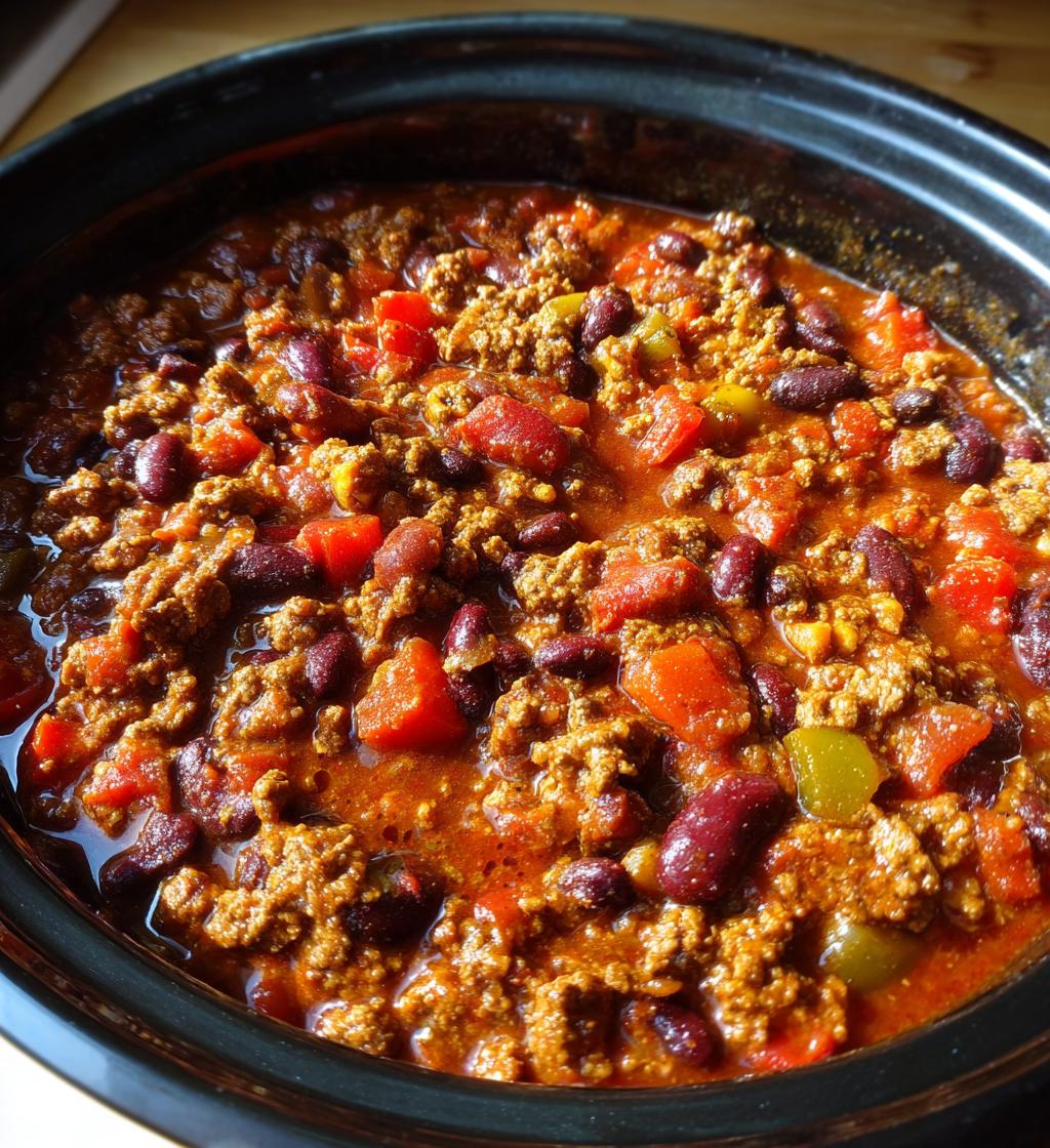 crockpot chili recipe