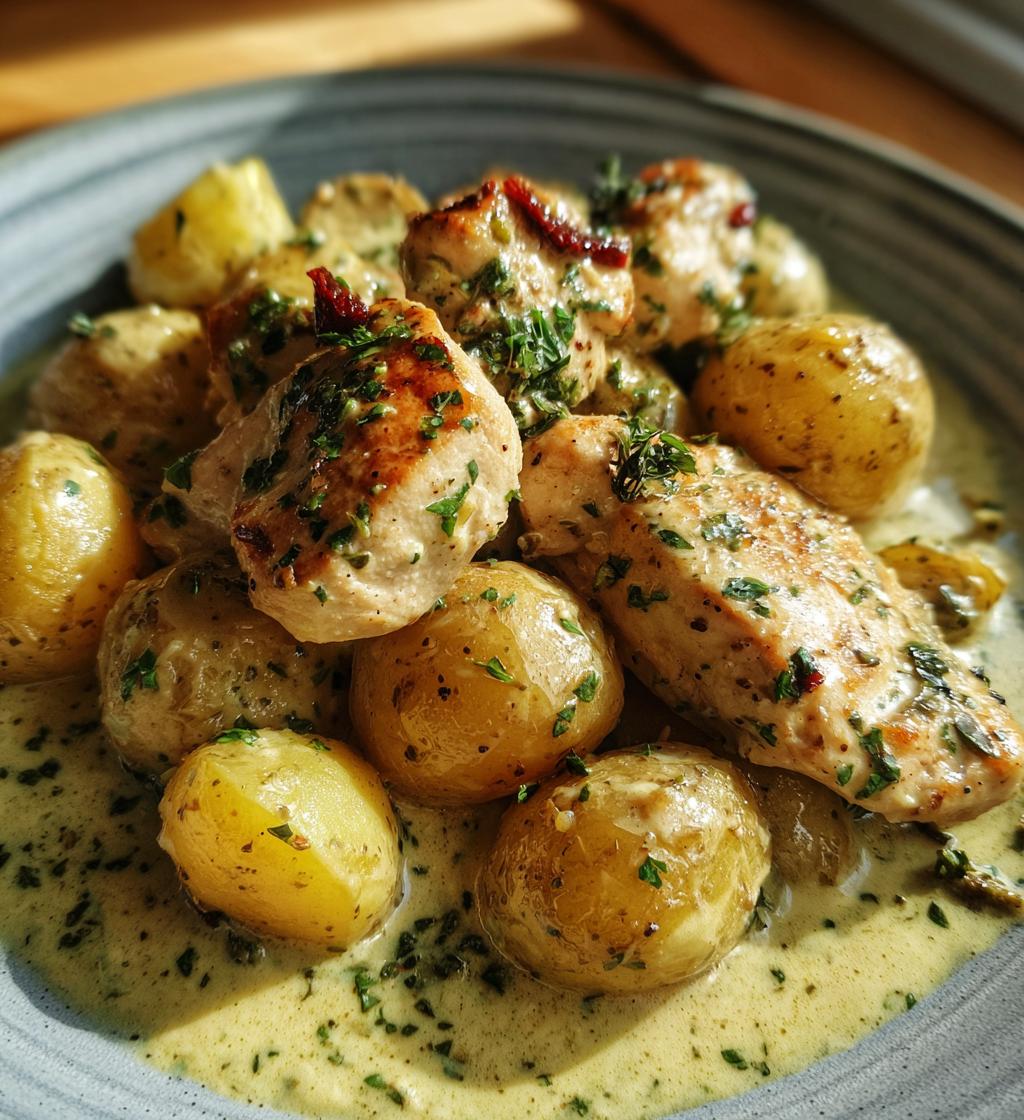 crockpot garlic parmesan chicken and potatoes for busy weeknights