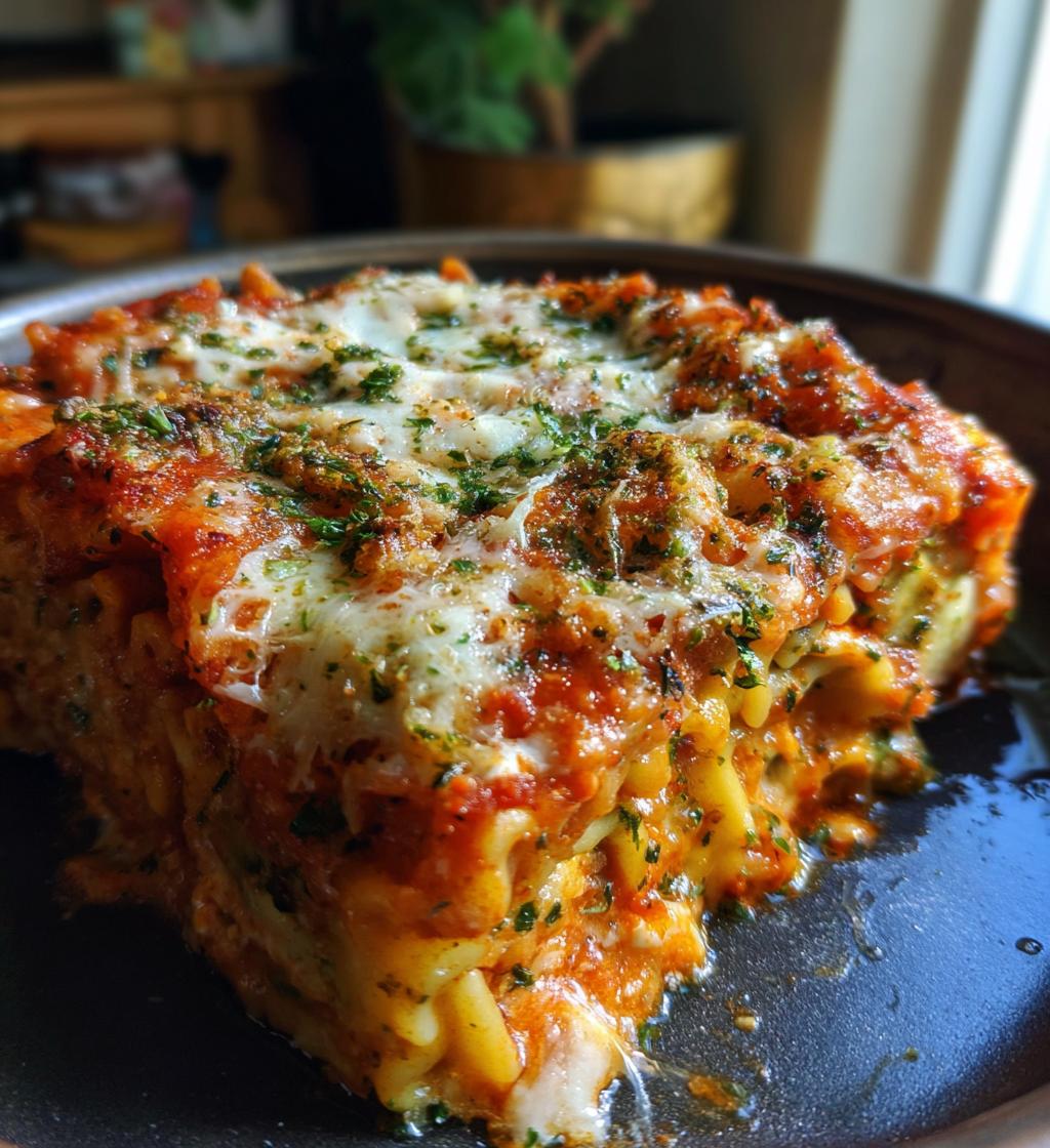 crockpot ravioli casserole - detail 1