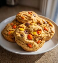 crumbl peanut butter reeses cookies