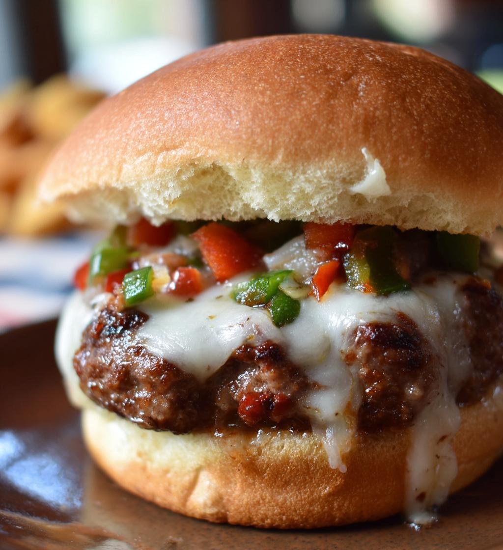 delicious crockpot pizza burgers recipe easy and juicy