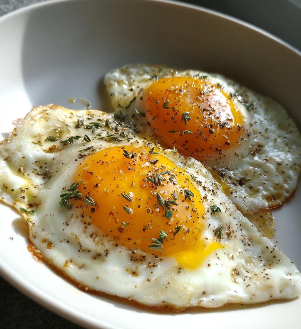 delicious sunny side up eggs recipe