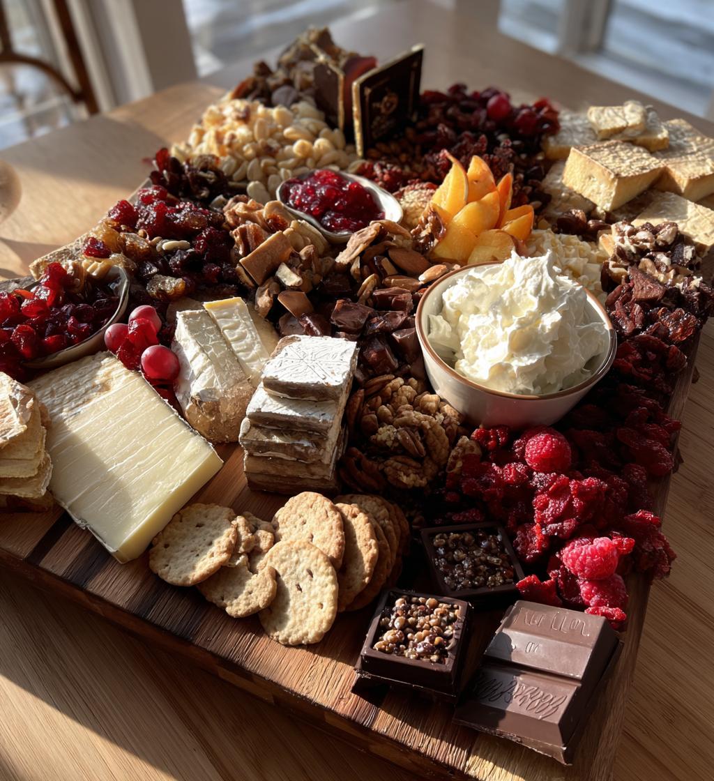 dessert charcuterie board thanksgiving
