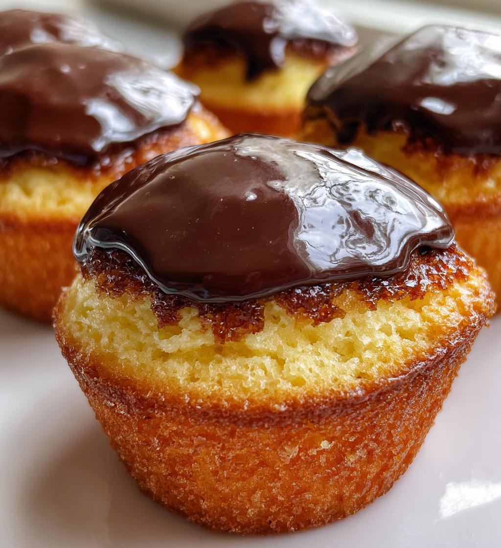 dreamy boston cream cupcakes