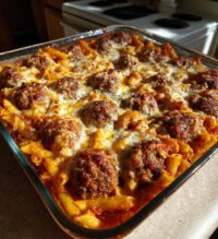 dump and bake meatball casserole